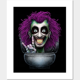 Horror toilet Monster #26 Posters and Art